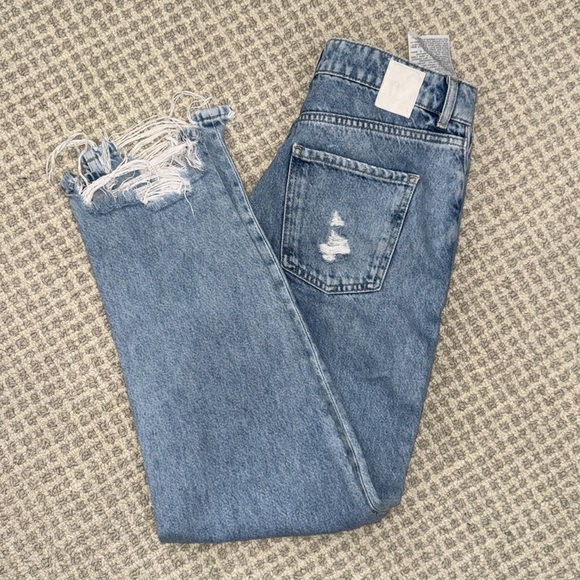 Zara high waisted multi-button jeans - Picture 9 of 14